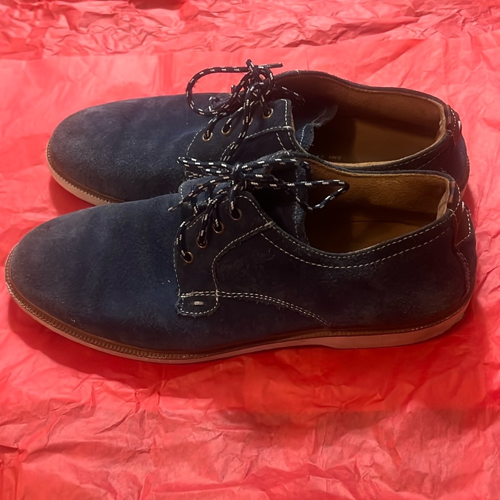 Florsheim shoes for boy size 7- blue leather dress shoe